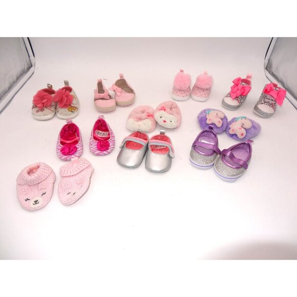 18" Our Generation Doll 10 Pairs Shoes Of Flats Fits 18" Dolls Mixed Lot - Picture 1 of 14